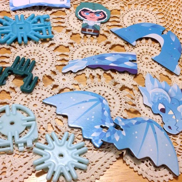 Smartlinks Frost Dragon Wendys Kids Meal Toy, like new in opened pack - Picture 3 of 6